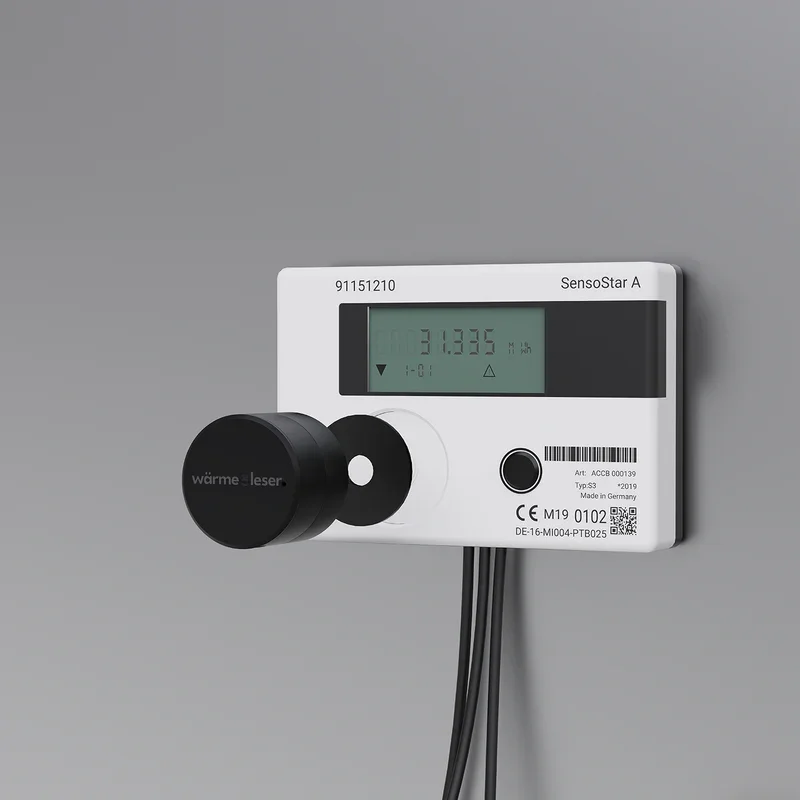 Abbildung 1: Platzierung deines wärmelesers – Optische Schnittstelle, LED, Reset-Knopf, WIFI-Modul, TTL-Kopf