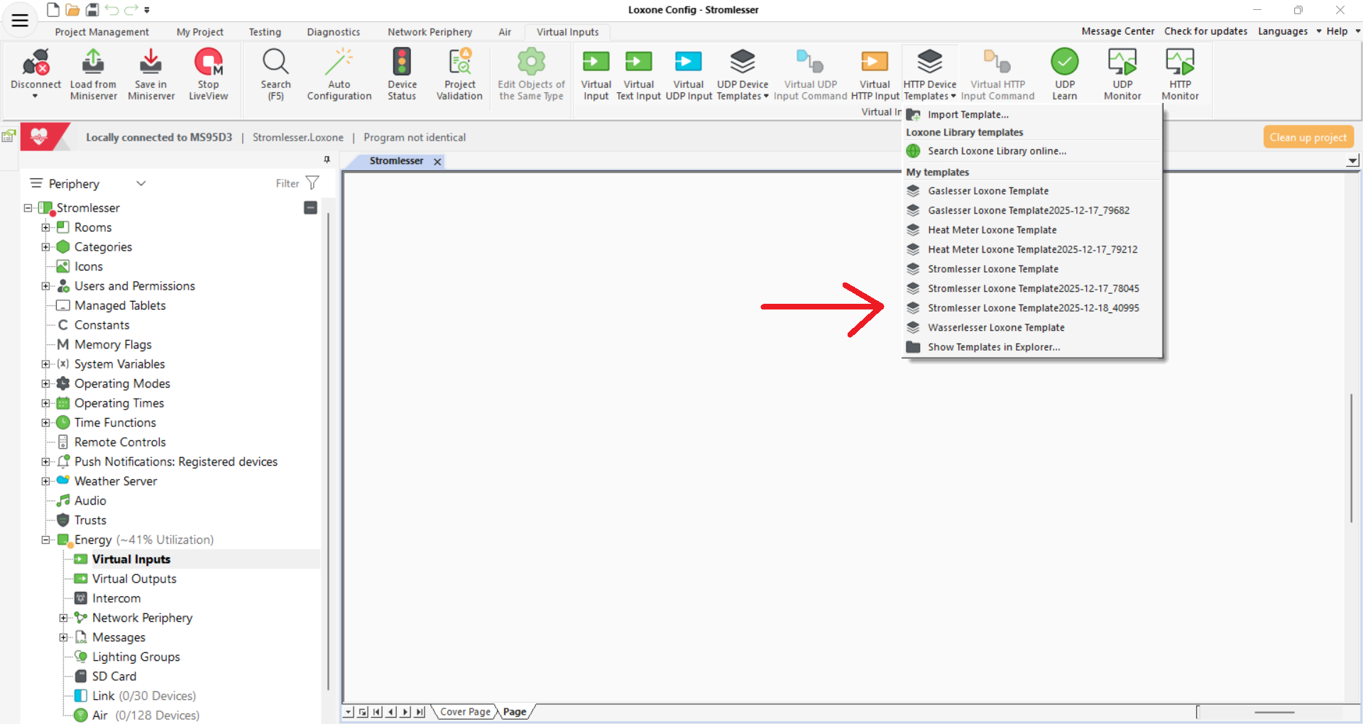 Adding Template to Periphery