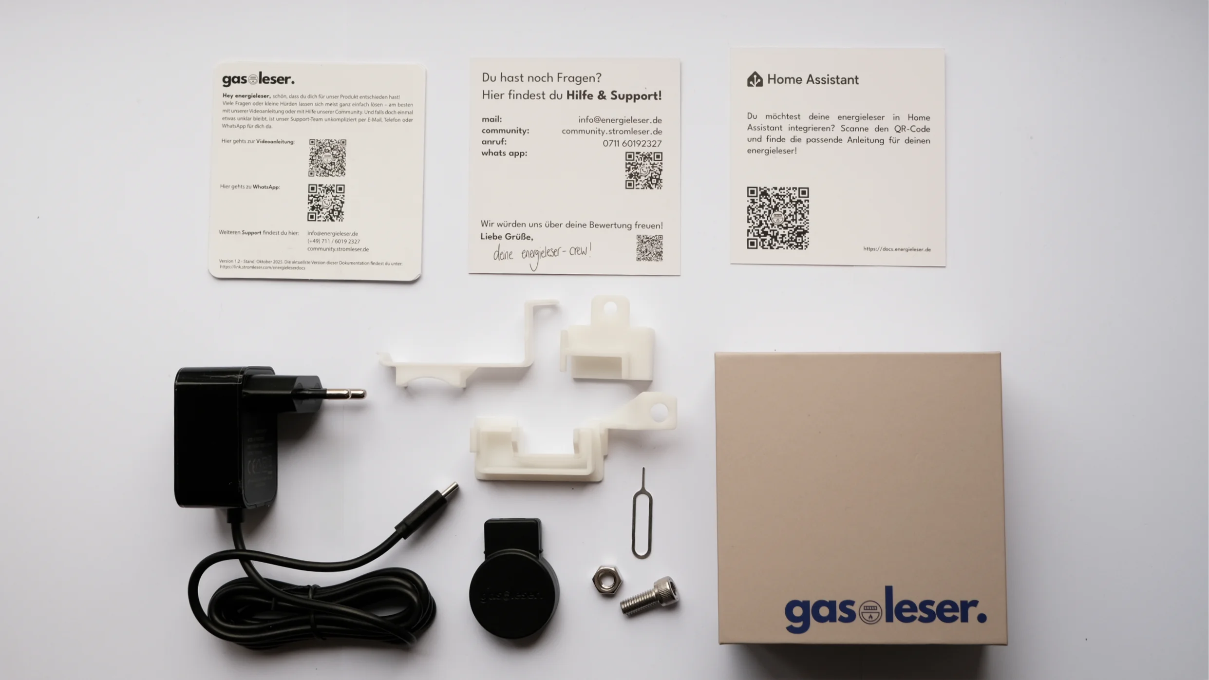 Gas Reader Package Contents