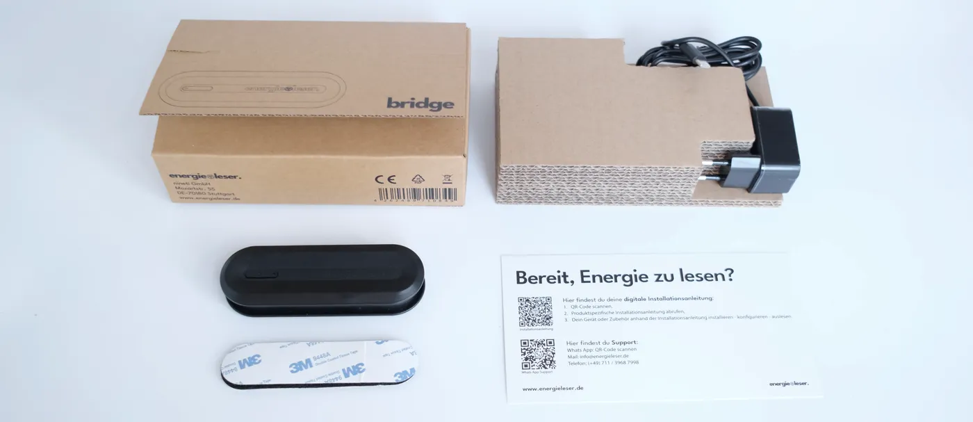 Delivery contents of the energieleser.bridge